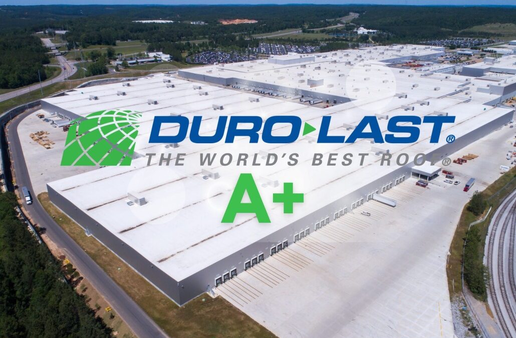 Duro-Last Awards Commonwealth Roofing an A+ Service Award in 2026
